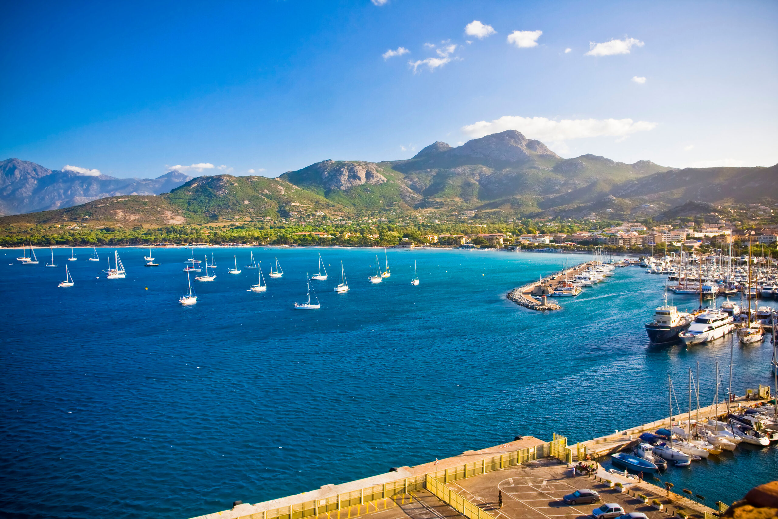 Vue de la baie de Calvi
